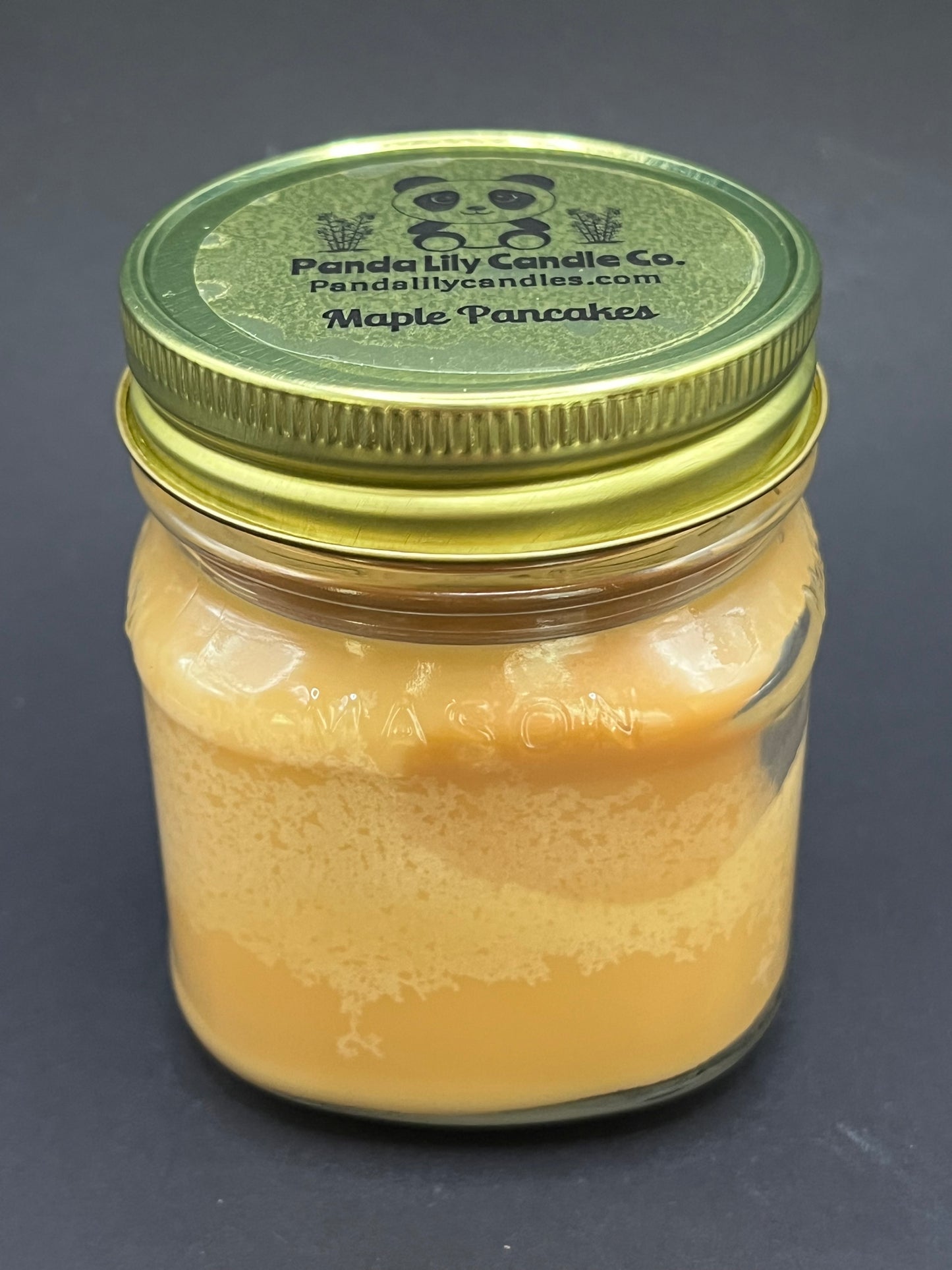 Maple Pancakes (Soy Wax) 8oz Mason Jar Candle - Panda Lily Candle Company