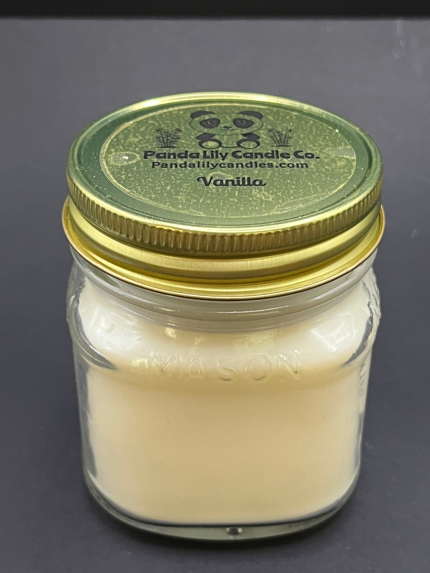 Vanilla (Soy Wax) 8oz Mason Jar Candle