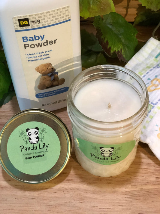 Baby Powder Soy Candle - Panda Lily Candle Company