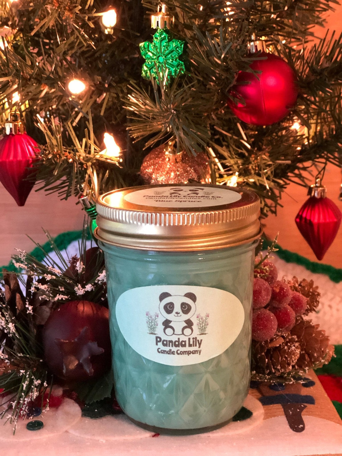 Winter is a great time to burn pine scented candles. - Panda Lily Candle Company