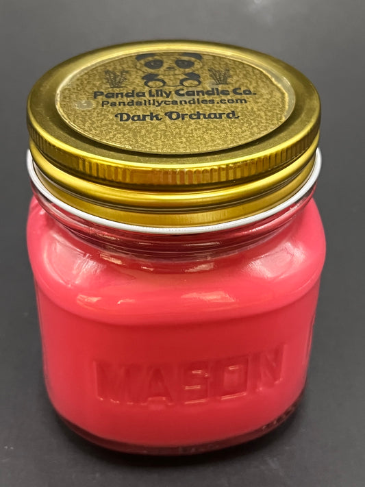Dark Orchard (Soy Wax) Candle -8oz - Panda Lily Candle Company