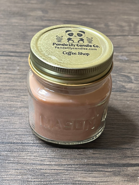 Coffee Shop (Soy Wax) 8oz Mason Jar Candle