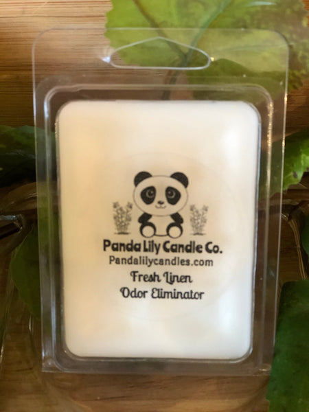 Fresh Linen Odor Eliminator Wax Melt - Panda Lily Candle Company