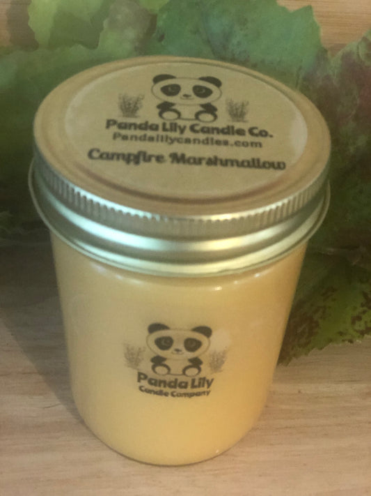Campfire Marshmallow (Soy Wax) Candle-8 oz - Panda Lily Candle Company